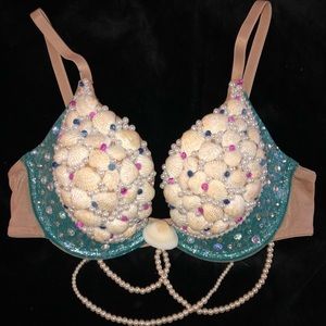 Mermaid Seashell pearl bra